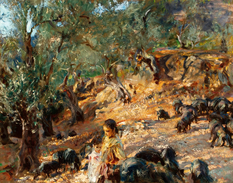 Bajo los olivos - John Singer Sargent