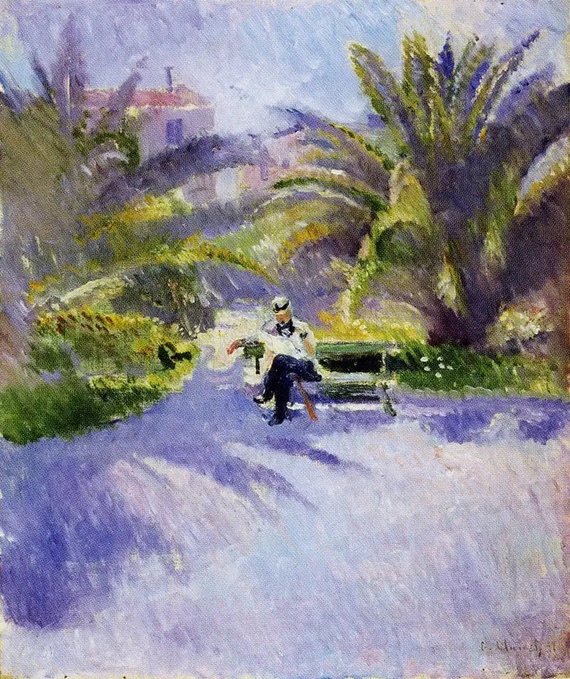 Bajo las palmeras en Niza - Edvard Munch