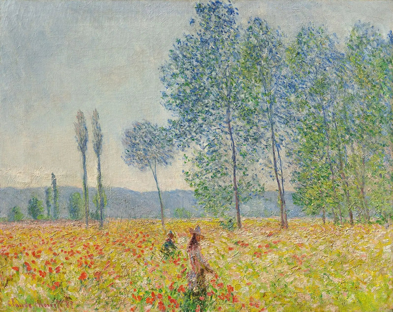Bajo los álamos - Claude Monet