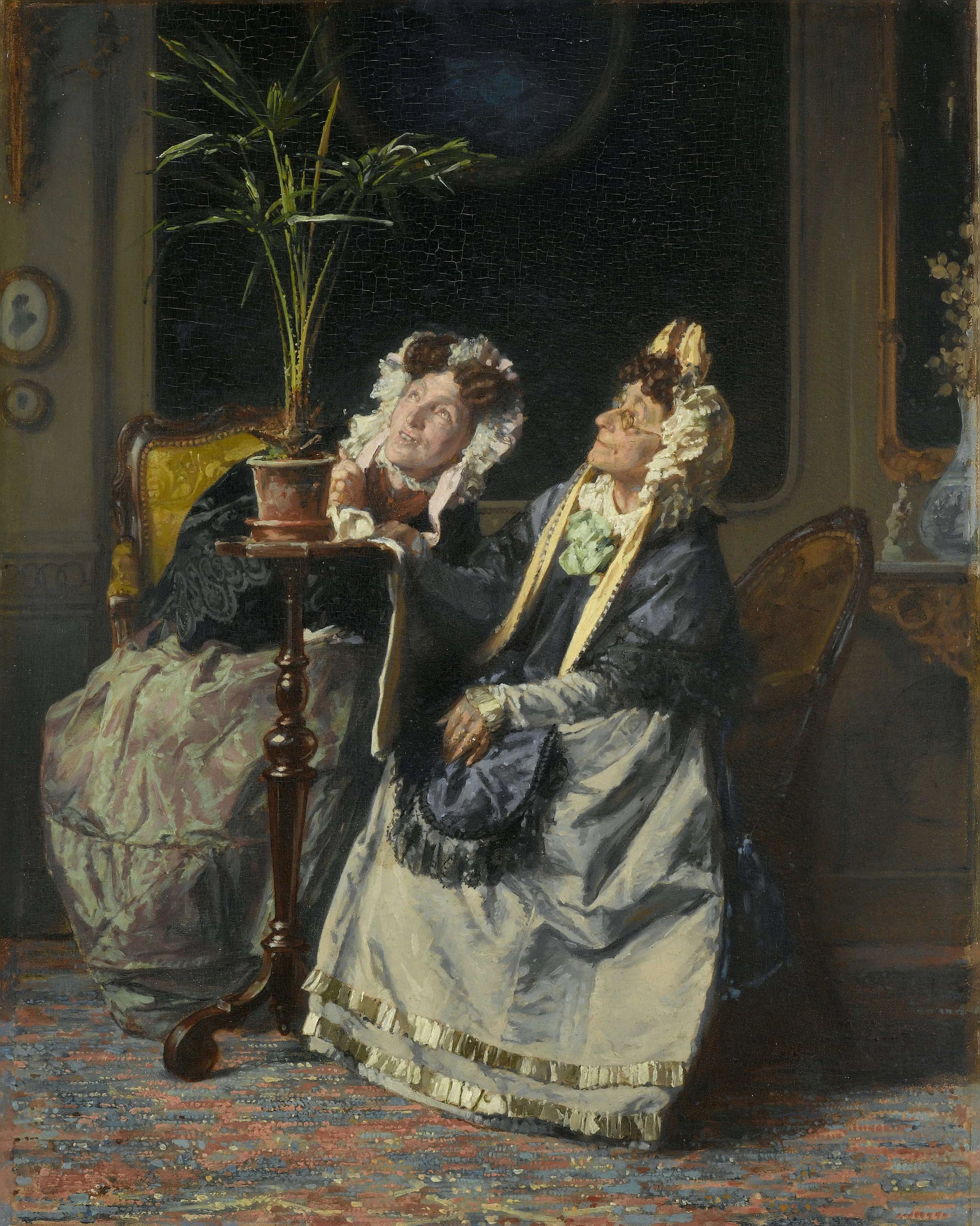 "Sous les palmiers". - Alexander Hugo Bakker Korff