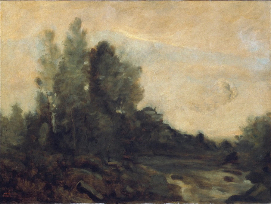 Recuerdo de Ariccia - Jean-Baptiste Camille Corot