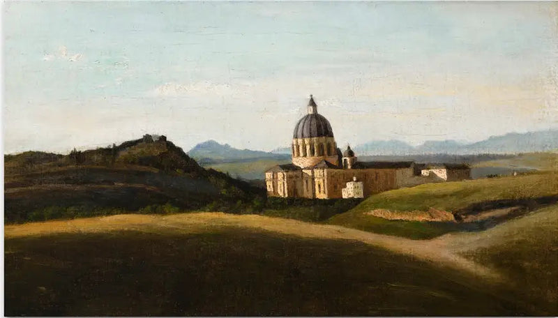 Recuerdo de Italia - El Vaticano y San Pedro en la Explanada - Jean-Baptiste Camille Corot