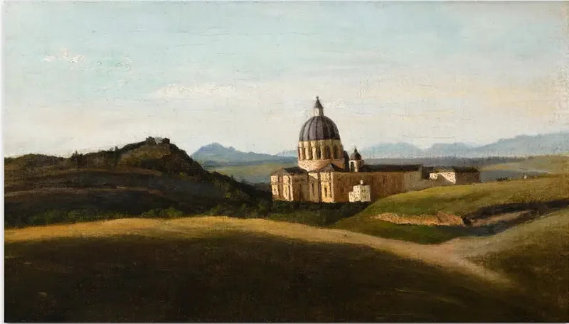 Recuerdo de Italia - El Vaticano y San Pedro en la Explanada - Jean-Baptiste Camille Corot