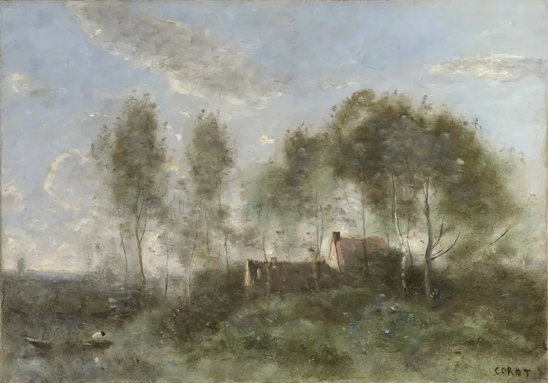 Recuerdo de un viaje a Coubron - Jean-Baptiste Camille Corot