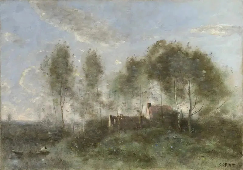 Recuerdo de un viaje a Coubron - Jean-Baptiste Camille Corot