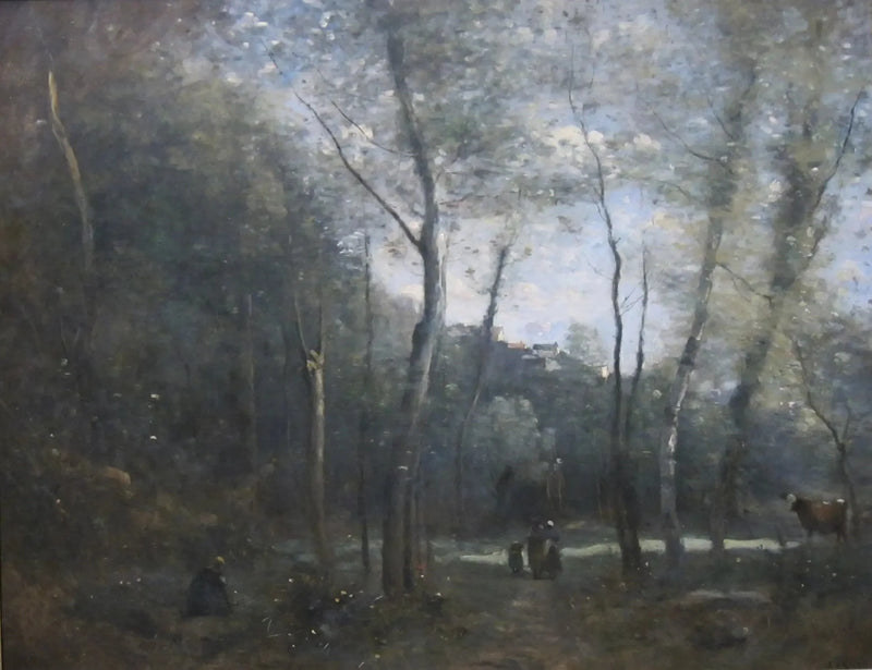Recuerdo de una pradera en Brunoy - Jean-Baptiste Camille Corot