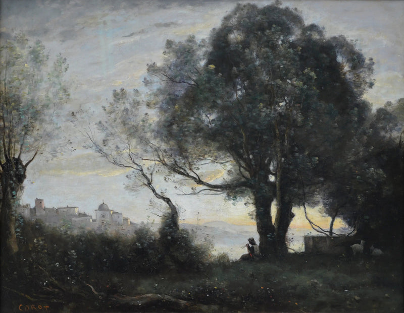 Recuerdo de Castelgandolfo - Jean-Baptiste Camille Corot
