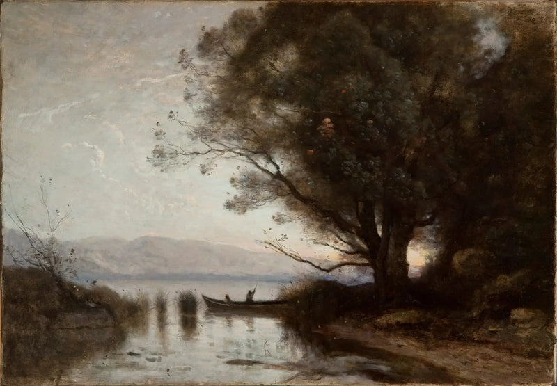 Recuerdo de Riva - Jean-Baptiste Camille Corot