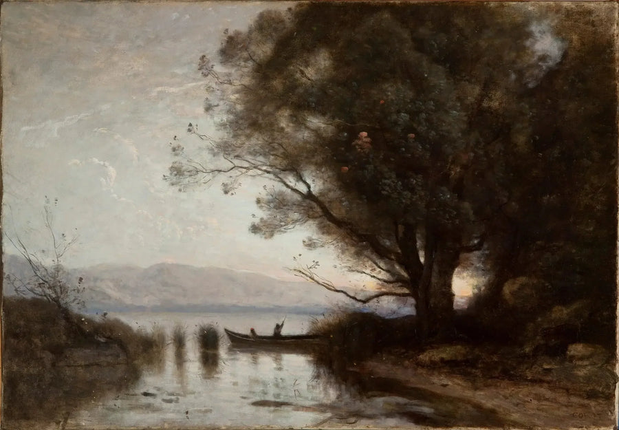 Recuerdo de Riva - Jean-Baptiste Camille Corot