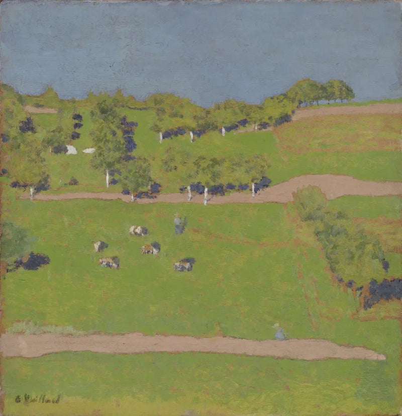 Recuerdo de Romanel cerca de Lausana - Édouard Vuillard