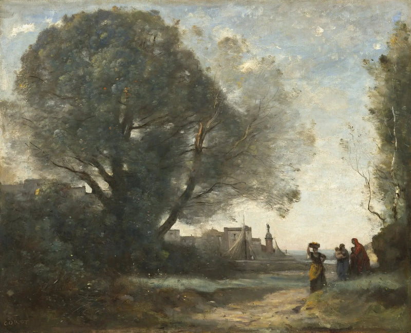Recuerdo de Terracine - Jean-Baptiste Camille Corot