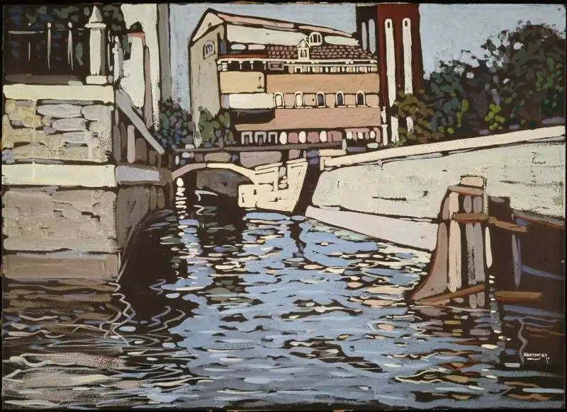 Recuerdo de Venecia 3 (canal) - Vassily Kandinsky