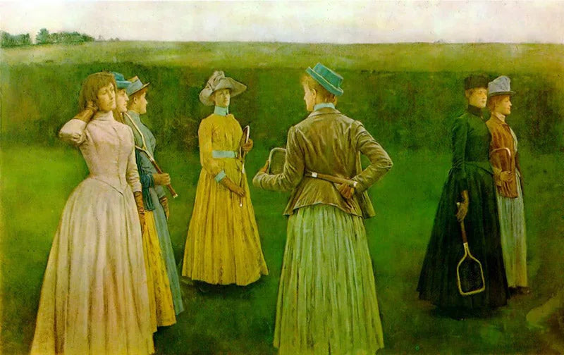 Recuerdos - Tenis en césped - Fernand Khnopff