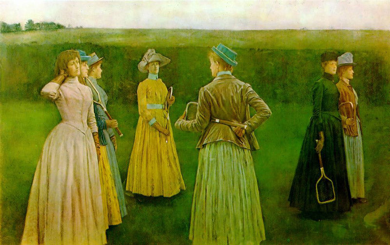 Recuerdos - Tenis en césped - Fernand Khnopff