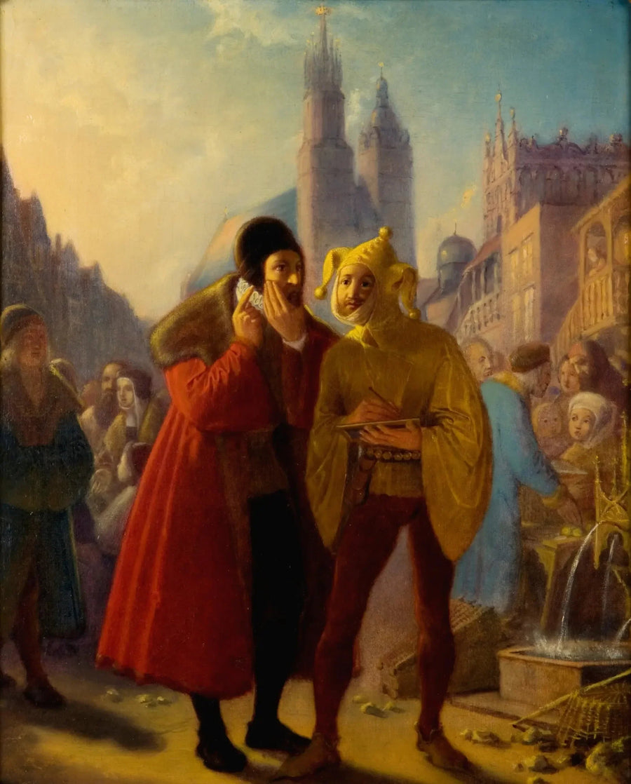 Stańczyk simula un dolor de muelas - Jan Matejko