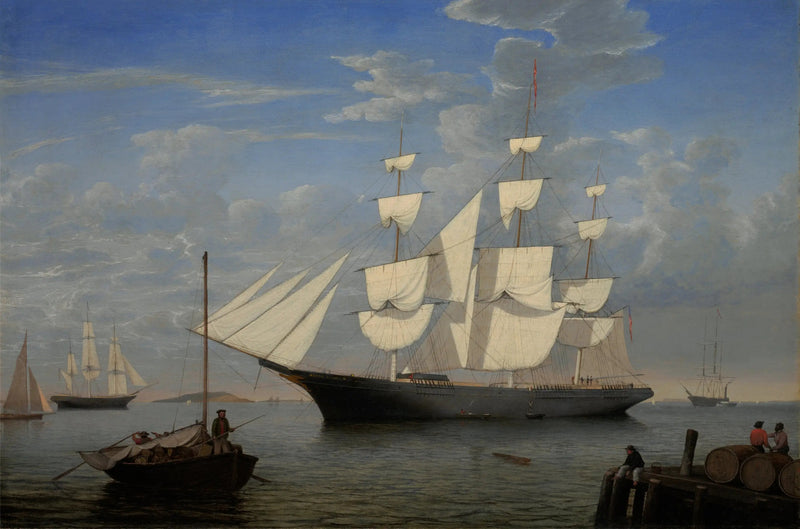 « Starlight » en el puerto - Fitz Henry Lane