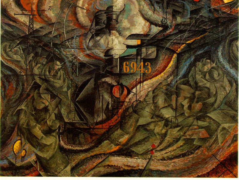 États d’âme I : Les Adieux - Umberto Boccioni