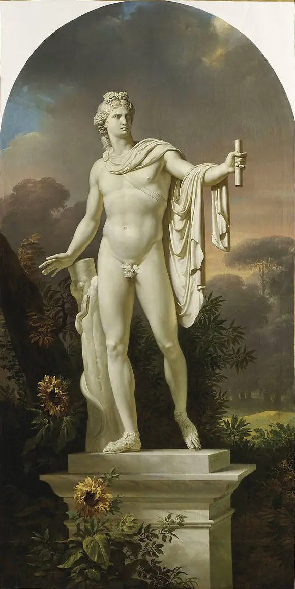 Estatua de Apolo - Charles Meynier