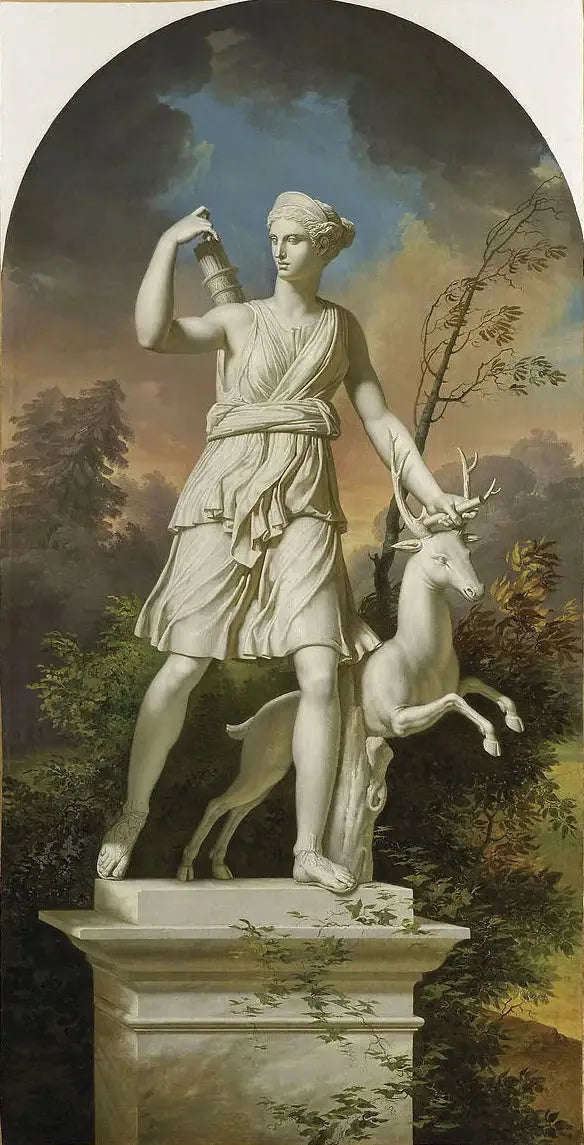 Estatua de Diana - Charles Meynier