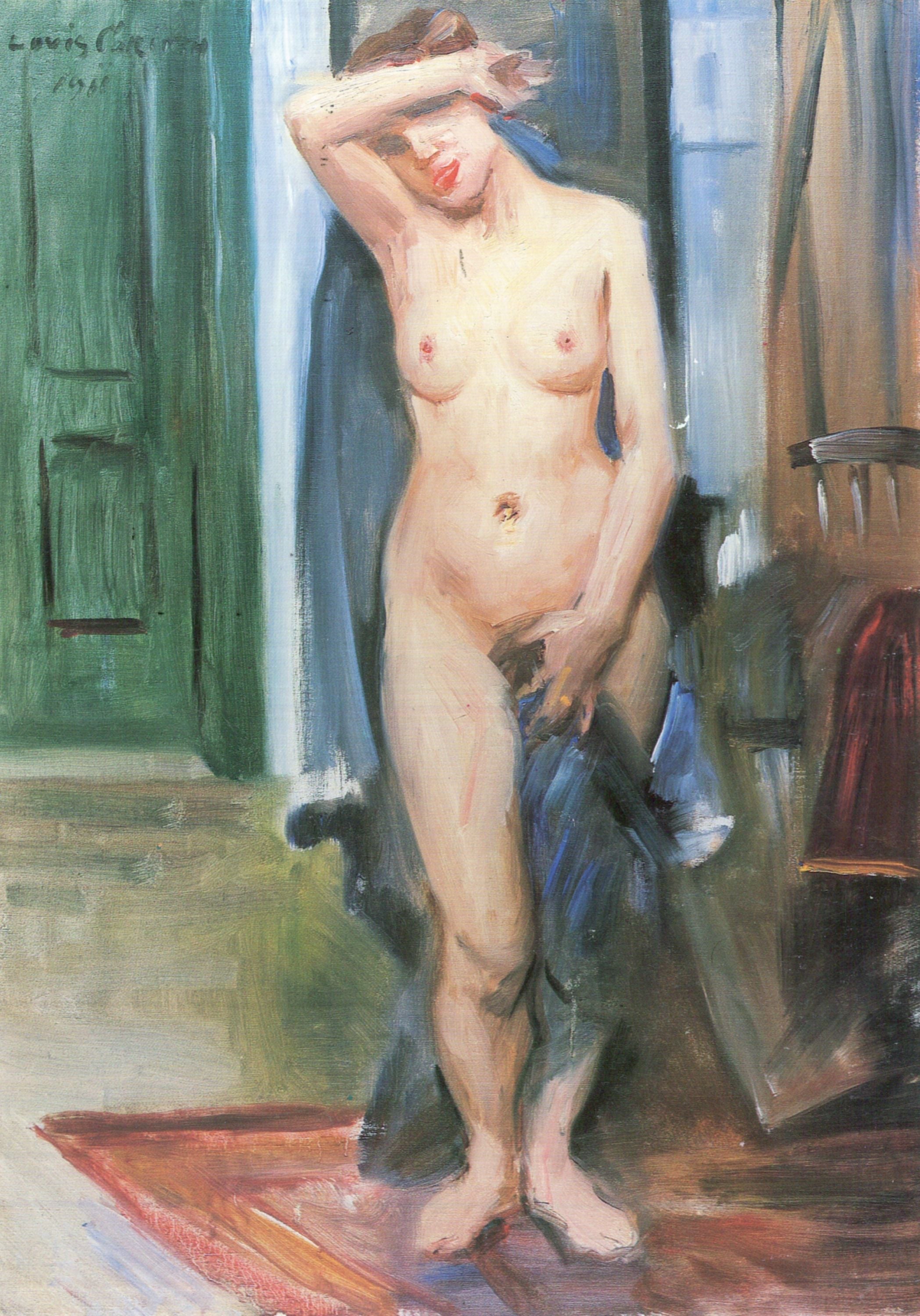 Stehender Akt - Lovis Corinth image 1 copie de tableau peinte à la main