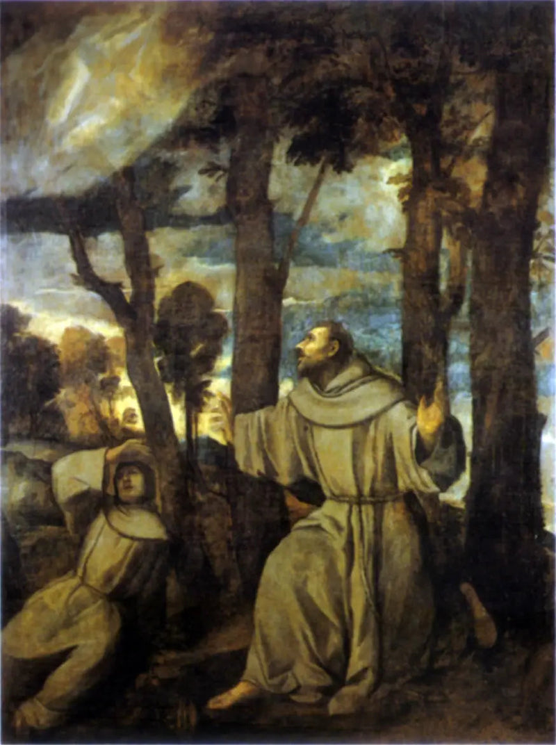 Estigmatización de san Francisco - Tiziano