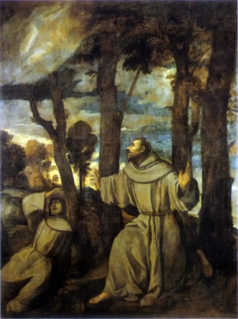 Estigmatización de san Francisco - Tiziano