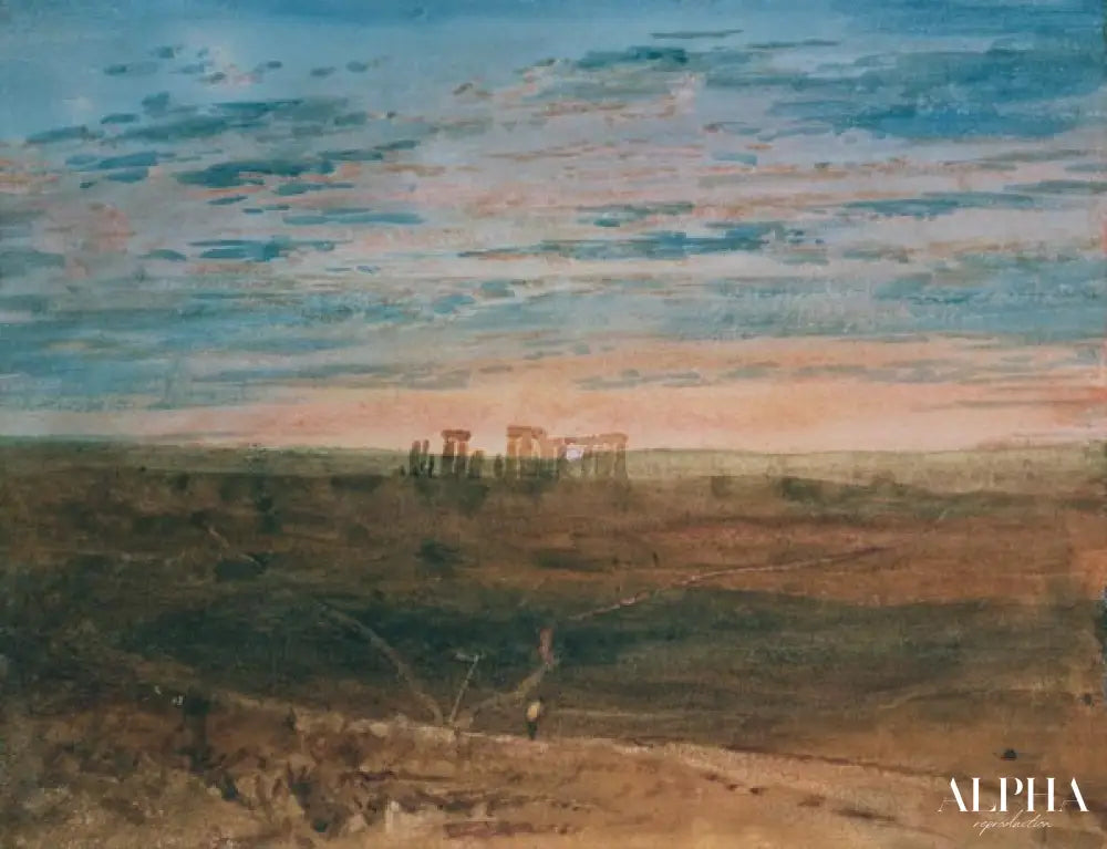 Stonehenge - William Turner - Reproductions de tableaux et peintures haut de gamme