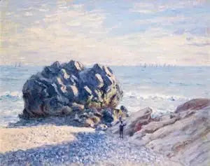 Storr Rock, Lady's Cove, La Tarde - Alfred Sisley