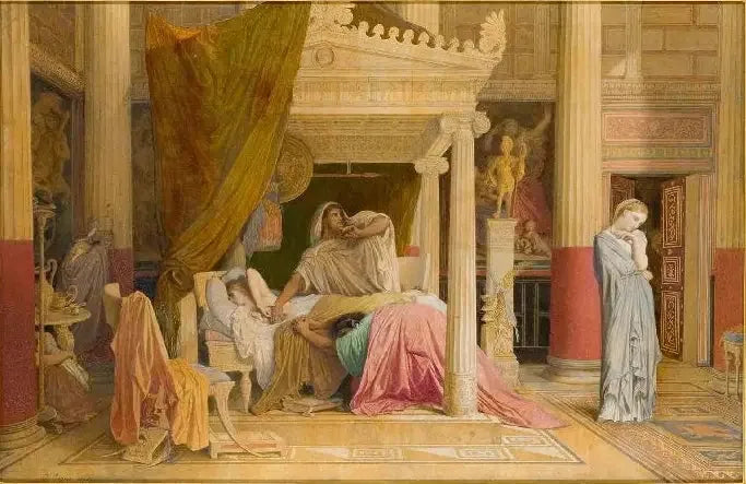 Stratonice y Antíoco - Jean-Auguste-Dominique Ingres