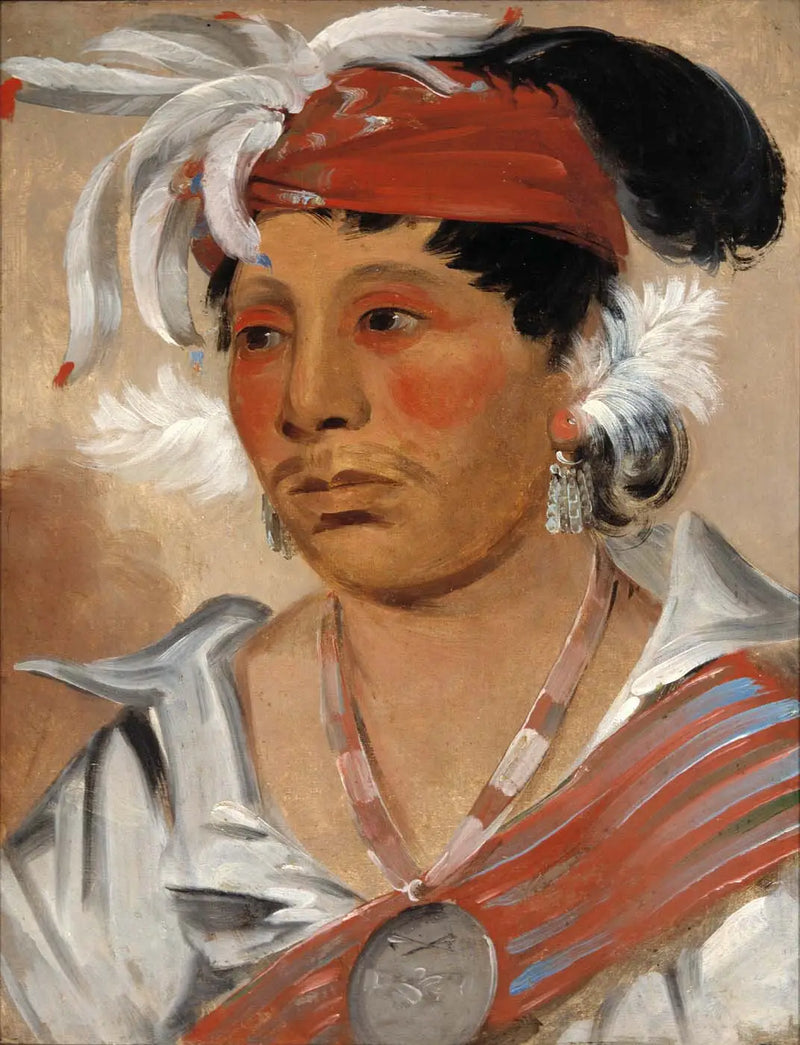Un guerrero famoso - George Catlin