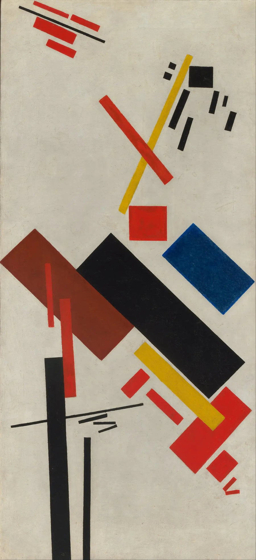 Casa en ruinas - Kazimir Malevich