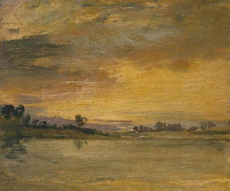 Atardecer en el río - J. M. W. Turner
