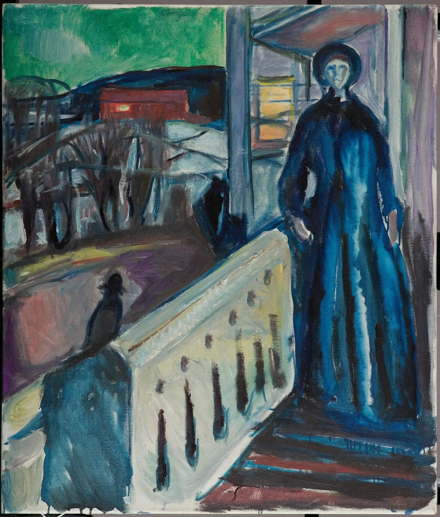 En la escalera del porche - Edvard Munch