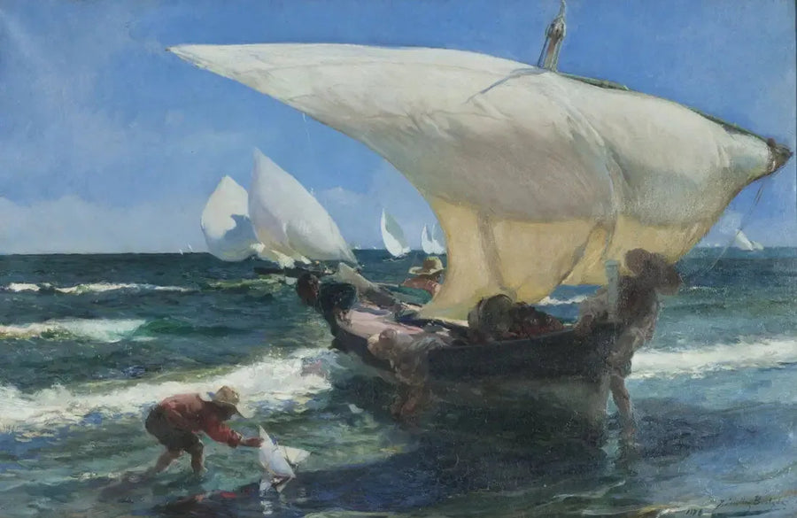 En la costa de Valencia - Joaquín Sorolla