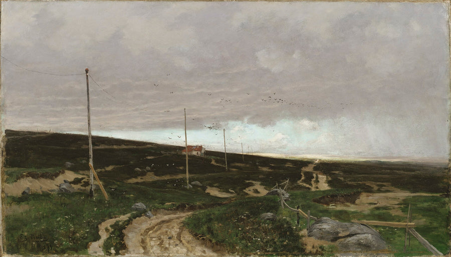 En la costa. Diseño de Jaeren, Noruega - Frits Thaulow