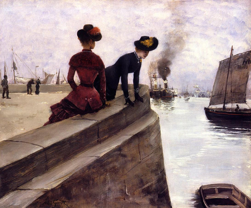 En el muelle, Le Havre - Norbert Gœneutte