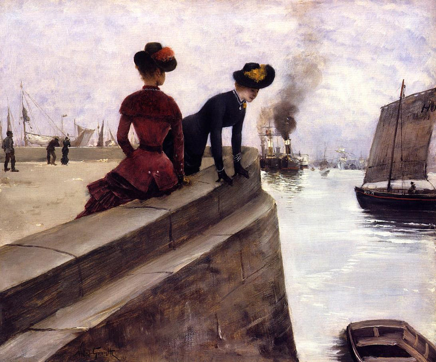 En el muelle, Le Havre - Norbert Gœneutte