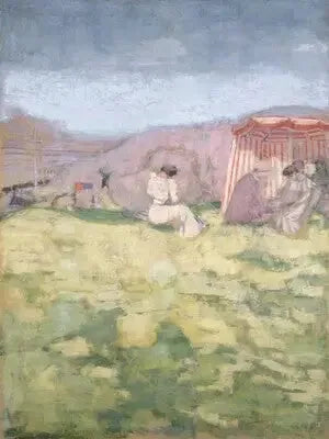 En la playa - Édouard Vuillard