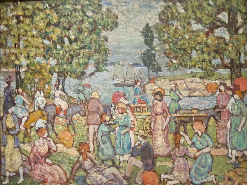 En la playa, nº 3 - Maurice Prendergast