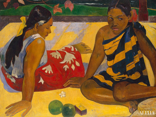 Sur la plage - Paul Gauguin - Reproductions de tableaux et peintures haut de gamme