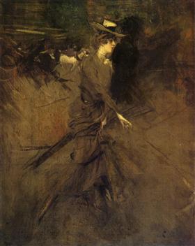 En el paseo - Giovanni Boldini