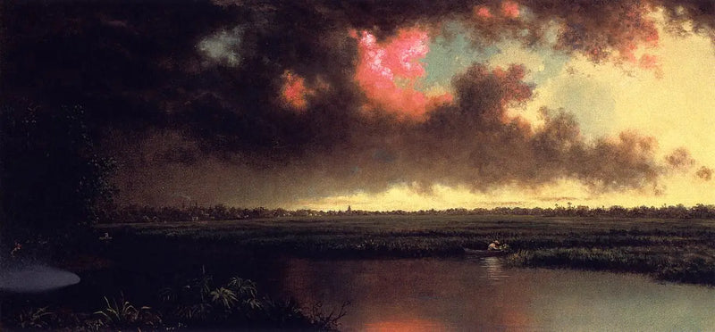 Sobre el río San Sebastián, Florida - Martin Johnson Heade