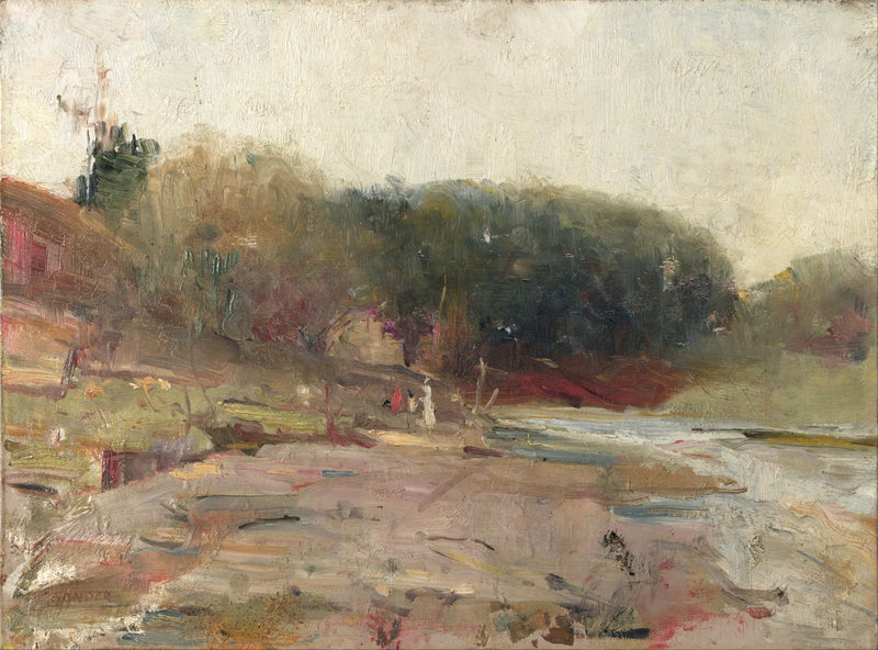 En el río Yarra, cerca de Heidelberg, Victoria - Charles Conder