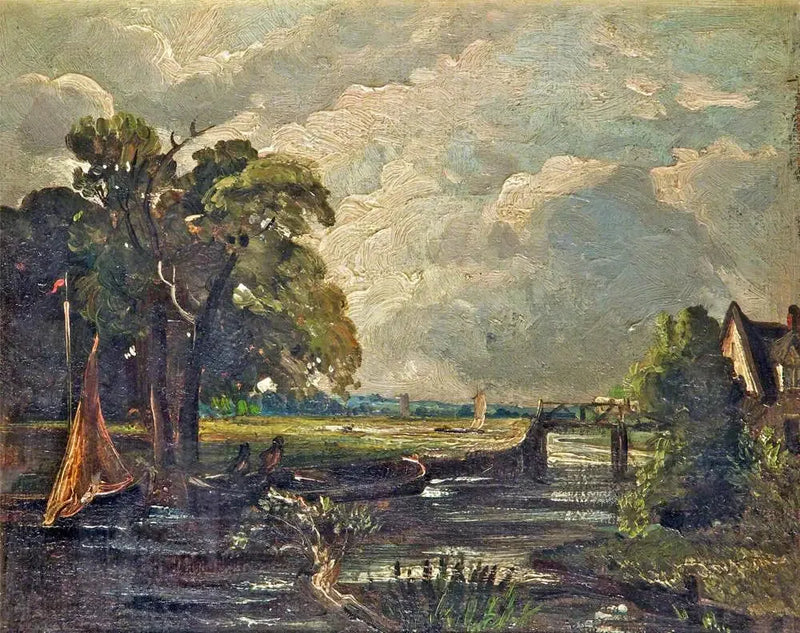 Sobre el río Stour - John Constable