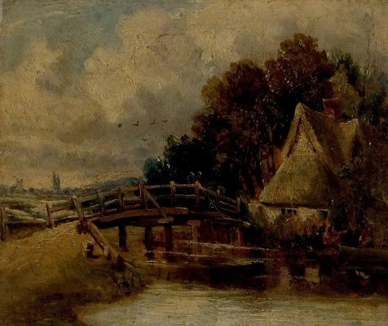 En el río Sur, cerca de East Bergholt, Suffolk - John Constable