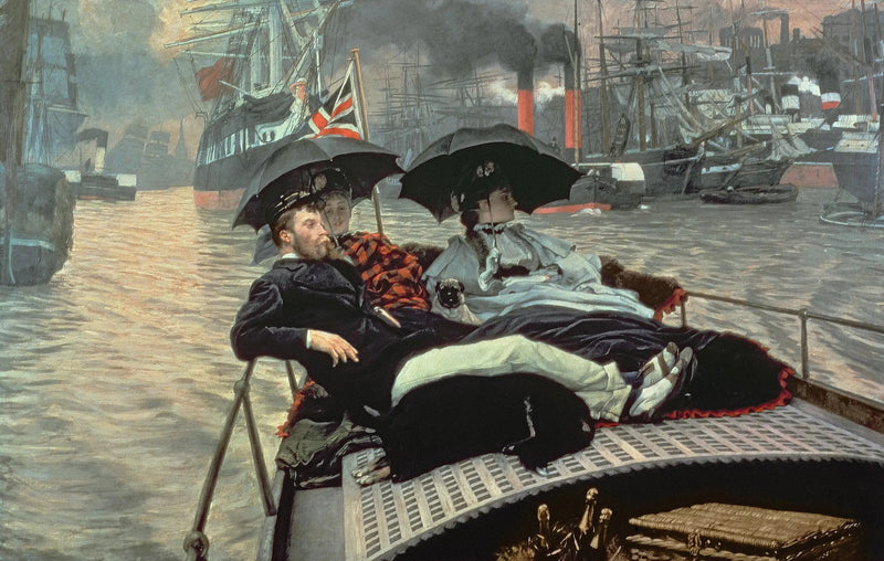 Sobre el Támesis - James Tissot