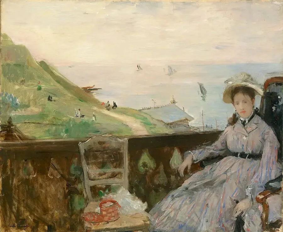 En la terraza - Berthe Morisot