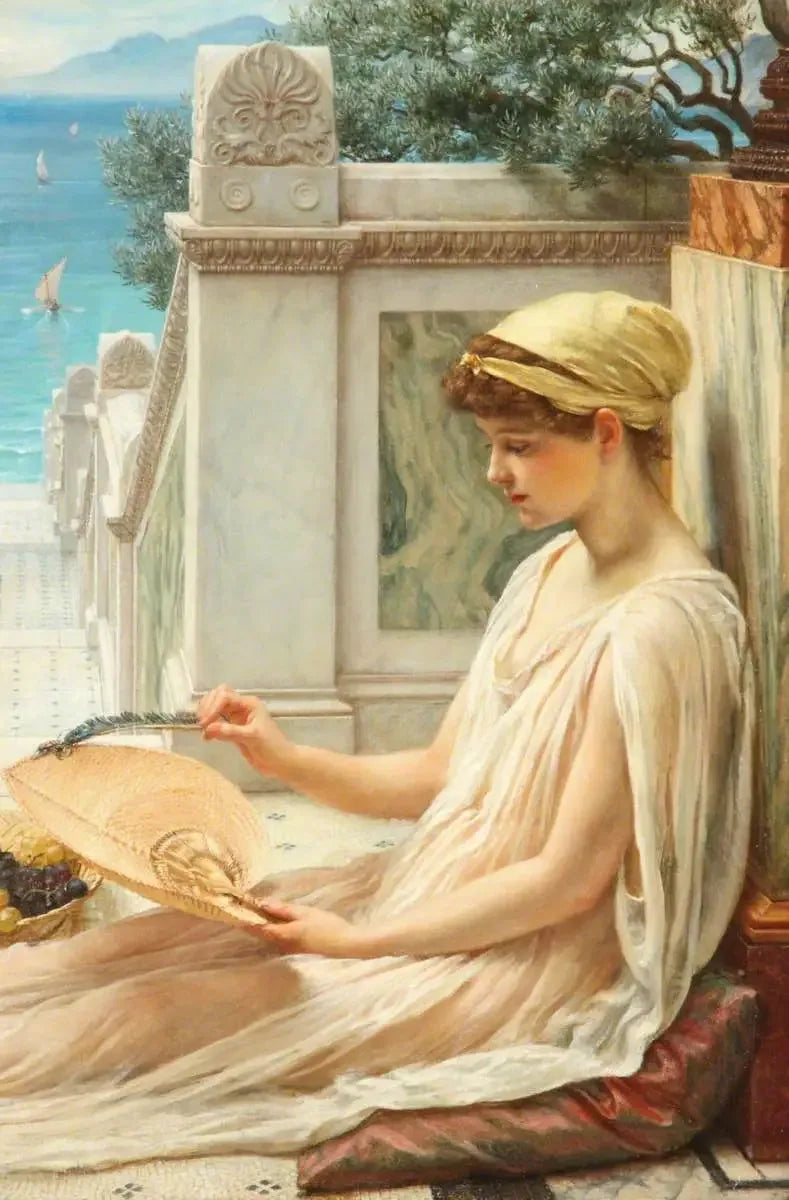 En la terraza - Edward Poynter