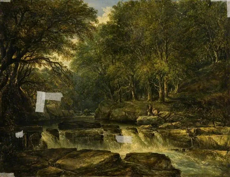 En el río Wye, Herefordshire - John Constable