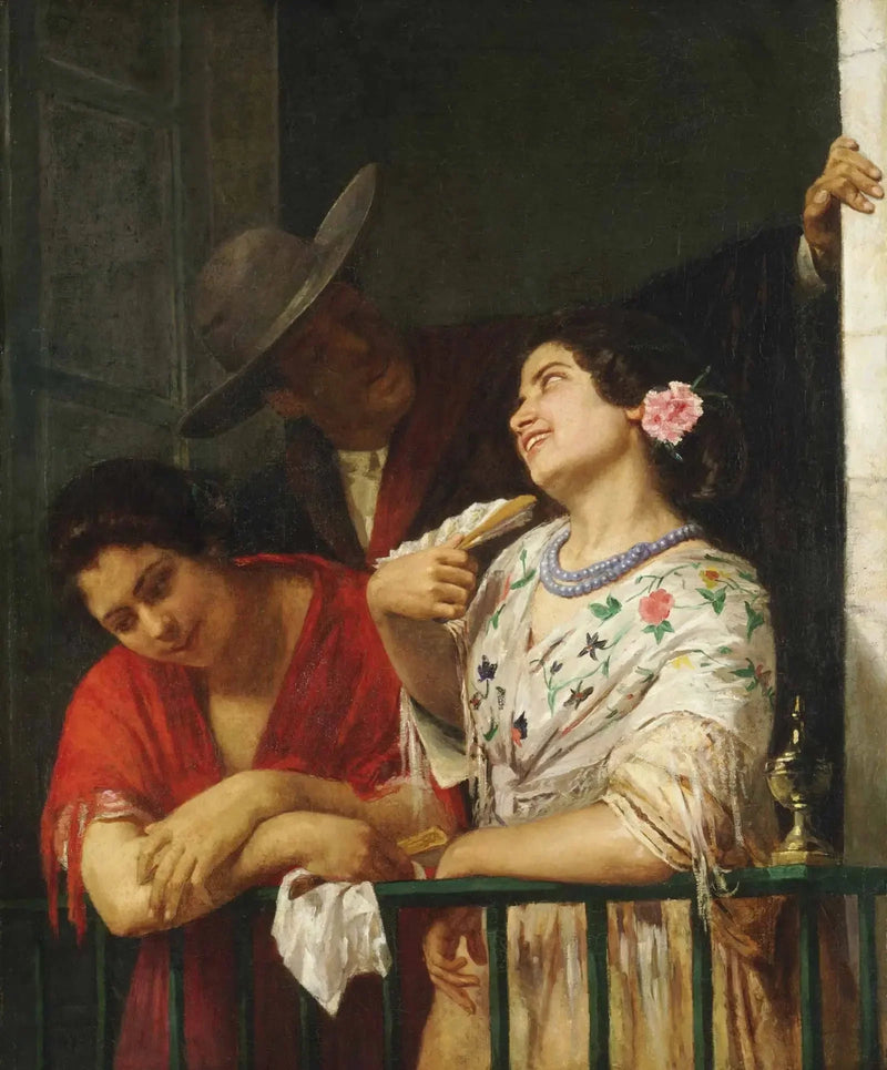 En el balcón - Mary Cassatt